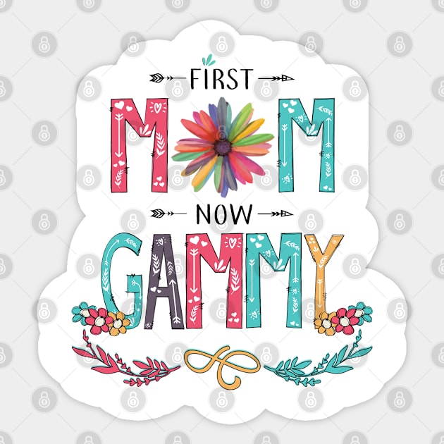 First Mom Now Gammy Wildflowers Happy Mothers Day Sticker by KIMIKA